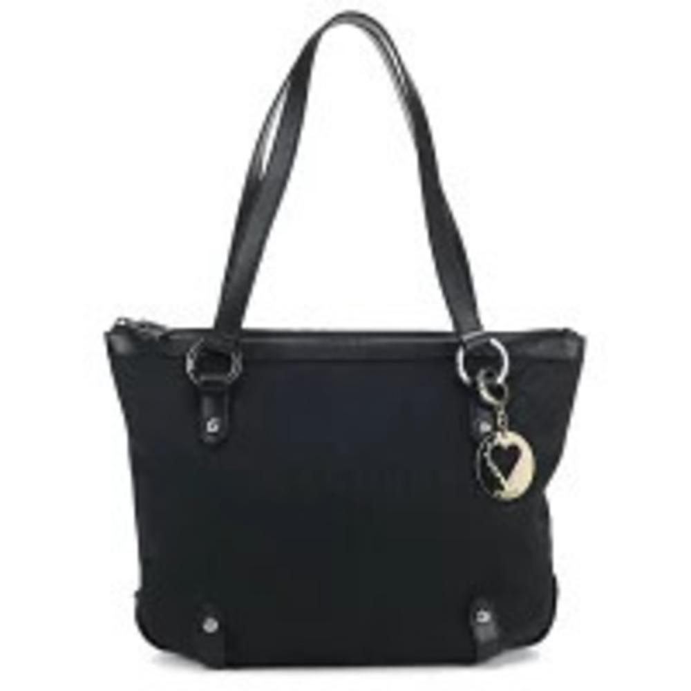 Fendi Tote Bag Zucchino Leather Black Handbag